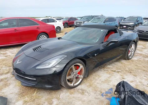 2014 Chevrolet Corvette Stingray z USA, uszkodzony, nr VIN 1G1YD3D70E5110789